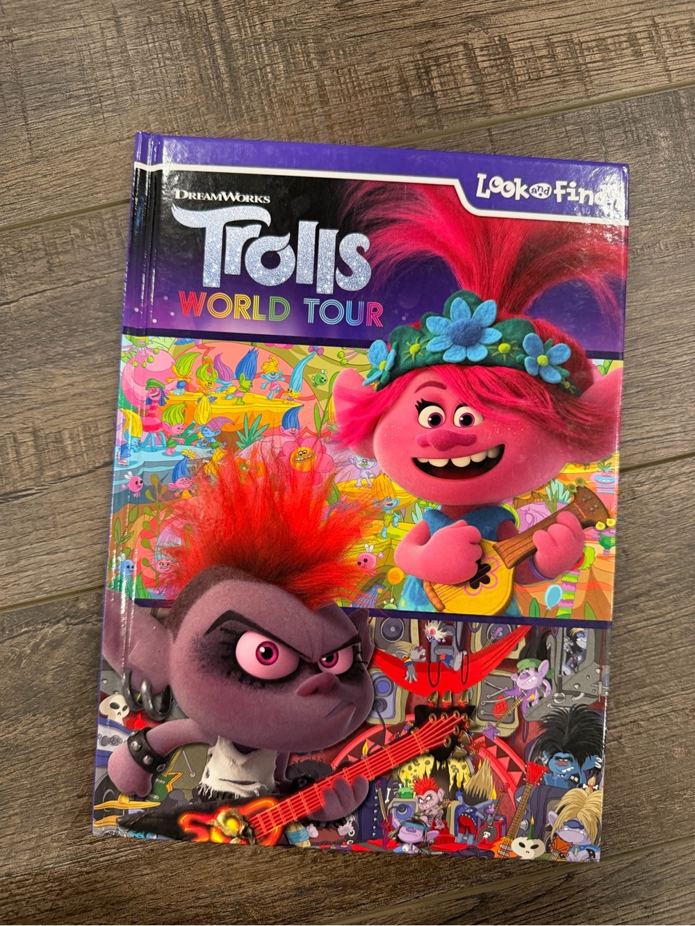 DreamWorks Trolls World Tour Look and Find Hardcover Activity Book